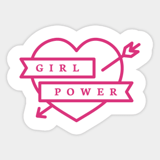 girl power pop art Sticker